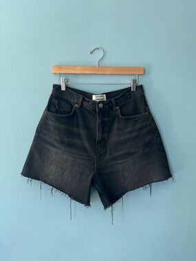 Reformation Wilder High-Rise Relaxed Denim Shorts